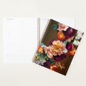 Name des Monogrammes Elegant Botanische Flora rust Planer (Anzeige)