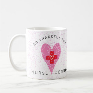 Name des Monogrammes für das Nurse Monogramm des r Kaffeetasse