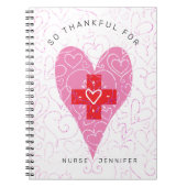 Name des Monogrammes für das Nurse Monogramm des r Notizblock (Vorderseite)