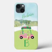 Name des Monogrammes für die Golf-Szene Case-Mate iPhone Hülle (Rückseite)