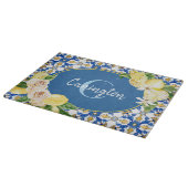 Name des Monogrammes Schneidebrett (Ecke)