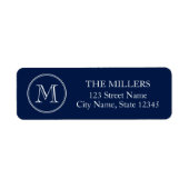 Name des Monogramms, bearbeitet, Farbadresse (Vorne)