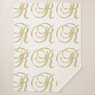 Name des Monogramms Buchstaben R Zielort Sherpadecke