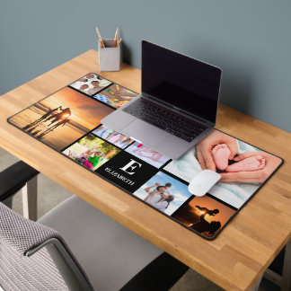 Name des Monogramms des benutzerdefinierten 11-Fot Schreibtischunterlage