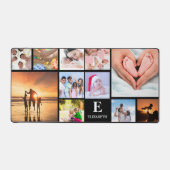 Name des Monogramms des benutzerdefinierten 11-Fot Schreibtischunterlage (Vorderseite)