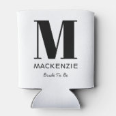 Name des Monogramms Dosenkühler (Rückseite)