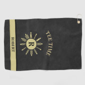 Name des Monogramms für das benutzerdefinierte T-S Golfhandtuch (Horizontal)