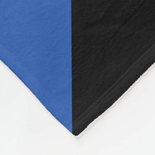 Name des Monogramms für das dünne blaue Line-Poliz Fleecedecke (Ecke)