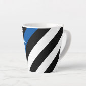 Name des Monogramms für das dünne blaue Line-Poliz Milchtasse (Rechte Ecke)