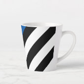 Name des Monogramms für das dünne blaue Line-Poliz Milchtasse (Rechts)