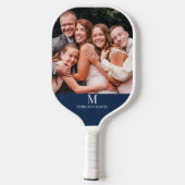 Name des Monogramms für das moderne benutzerdefini Pickleball Schläger (Rückseite)