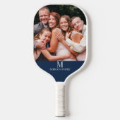 Name des Monogramms für das moderne benutzerdefini Pickleball Schläger (Vorderseite)