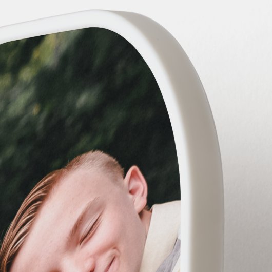 Name des Monogramms für das moderne benutzerdefini Pickleball Schläger (Linke Seite)