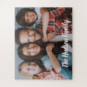 Name des Monogramms für das personalisierte Foto Puzzle (Vertikal)