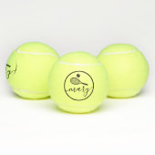 Name des Monogramms für das Skriptracket Tennisbälle (Multi)