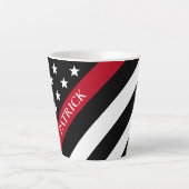 Name des Monogramms für das Thin Red Line Firefigh Milchtasse (Vorderseite)