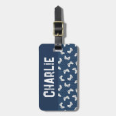 Name des Monogramms für das Videospiel Gepäckanhänger (Vorderseite vertikal)