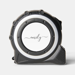 Name des Monogramms für das White Black Modern Maßband