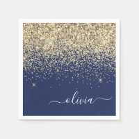 Name des Monogramms für den Blauen Girl-Glitzer