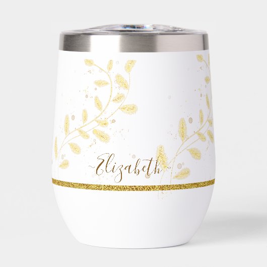 Name des Monogramms für den Elegangolden Glitzer (Vorderseite)