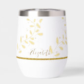 Name des Monogramms für den Elegangolden Glitzer (Rückseite)