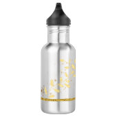 Name des Monogramms für den Elegangolden Glitzer Edelstahlflasche (Rechts)