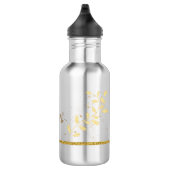 Name des Monogramms für den Elegangolden Glitzer Edelstahlflasche (Rechts)