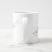 Name des Monogramms für den Elegangolden Glitzer Jumbo-Tasse (Rückseite)