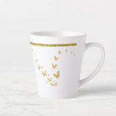 Name des Monogramms für den Elegangolden Glitzer Milchtasse (Rechts)