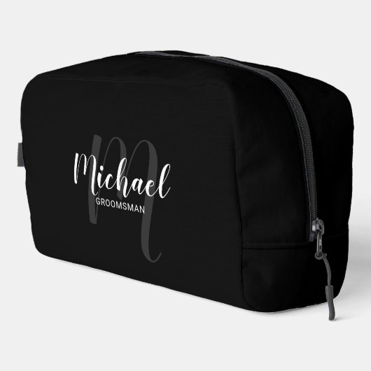 Name des Monogramms für den Personalisierten Trauz Waschbeutel (Rechte Ecke)