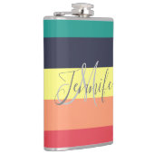 Name des Monogramms für den primären Rainbow-Farbb Flachmann (Rechts)