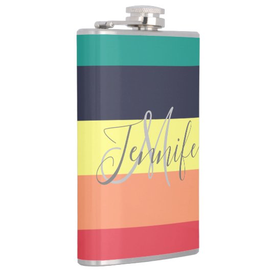 Name des Monogramms für den primären Rainbow-Farbb Flachmann (Rechts)