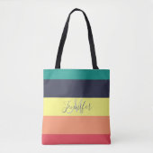 Name des Monogramms für den primären Rainbow-Farbb Tasche (Vorderseite)