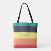 Name des Monogramms für den primären Rainbow-Farbb Tasche (Rückseite)