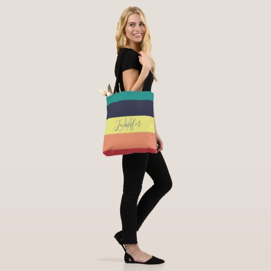 Name des Monogramms für den primären Rainbow-Farbb Tasche (Am Model)