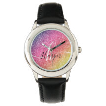 Name des Monogramms für den Rainbow-Glitzer