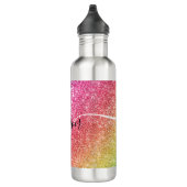 Name des Monogramms für den Rainbow-Glitzer Edelstahlflasche (Rechts)