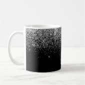 Name des Monogramms für den Silver Black Girl Glit Kaffeetasse (Links)