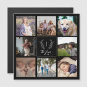 Name des Monogramms für die Sortierfolge des Fotos Magnetkarte (Vorne/Hinten)