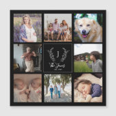 Name des Monogramms für die Sortierfolge des Fotos Magnetkarte (Vorderseite)