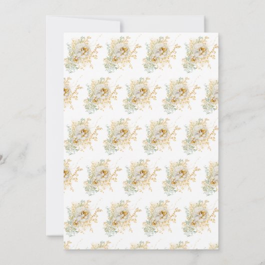 Name des Monogramms Gold Ersteinprägung Datum spei Save The Date (Rückseite)