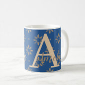 Name des Monogramms Kaffeetasse (VorderseiteRechts)