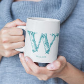 Name des Monogramms Kaffeetasse