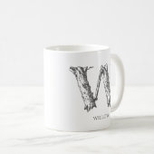 Name des Monogramms Kaffeetasse (VorderseiteRechts)