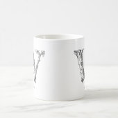 Name des Monogramms Kaffeetasse (Mittel)