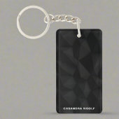 Name des Monogramms Schlüsselanhänger