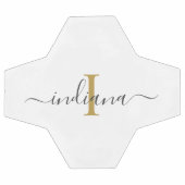 Name des Monogramms Skripts Initial Modern Persona Fußball (Flach)