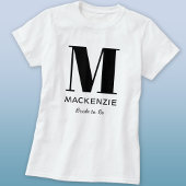 Name des Monogramms T-Shirt