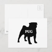Name des Mops silo.png Postkarte (Vorne/Hinten)
