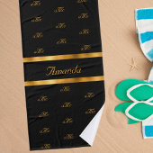 Name des Musters Badehandtuch